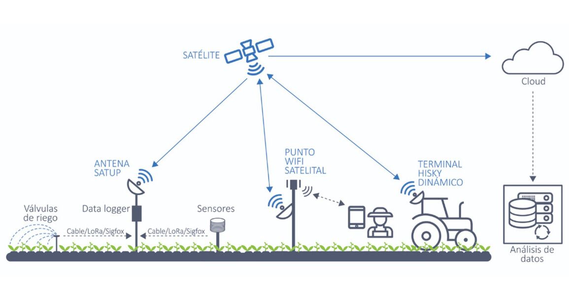 El satélite impulsa una gestión inteligente de las explotaciones agrarias y ganaderas