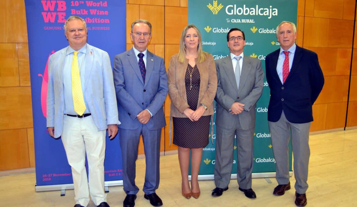 Encuentro de Globalcaja con el mundo del vino en la WBWE