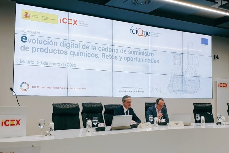 ICEX y Feique analizan la digitalización en la cadena de suministro de productos químicos