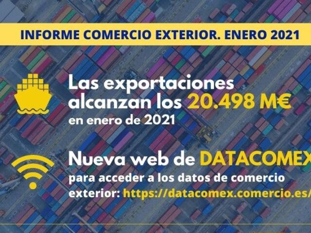 Las exportaciones de enero frenan la tendencia positiva