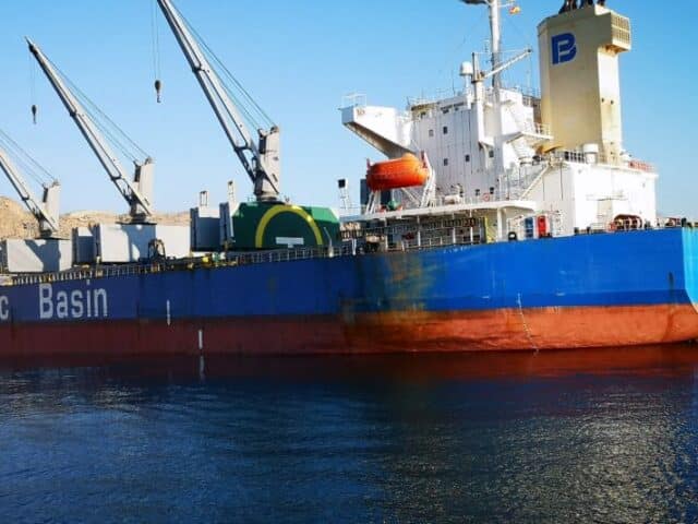 Los puertos de Almería y Carboneras continúan con el aumento de exportación de mercancías