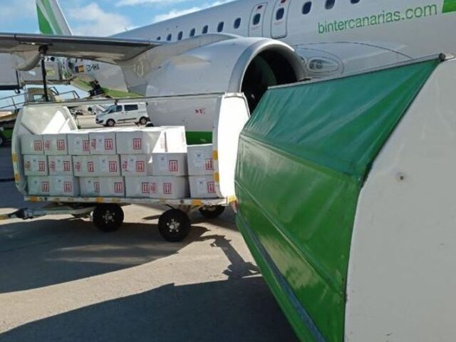 VASCO AIR CARGO, representante en exclusiva de cargo de Binter