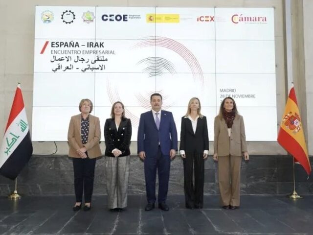 Irak afirma su voluntad de aumentar la inversión española en su país