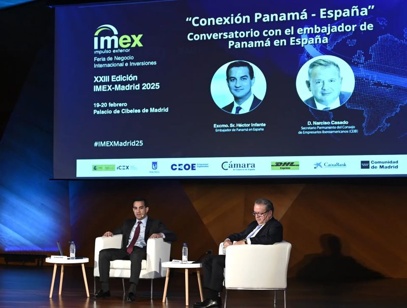 El Embajador de Panamá en España, Héctor Infante, en IMEX-Madrid 2025