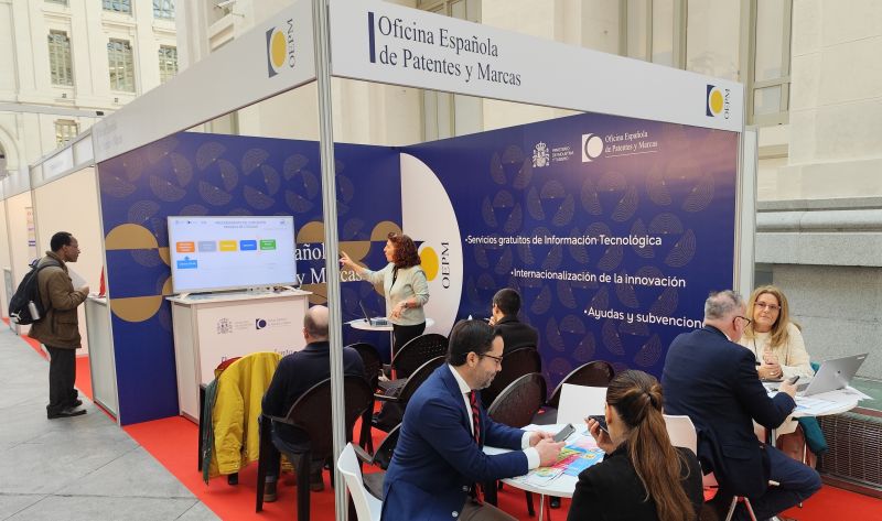 Stand de la OEPM en IMEX-Madrid 2025