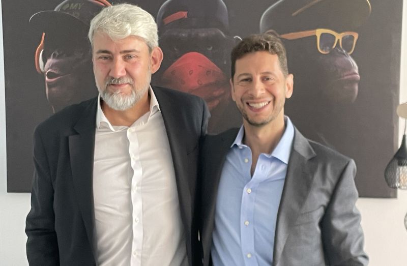 David Marqués COO de Oplium España y Claudio Merulla COO Global de Oplium y CEO de Italia