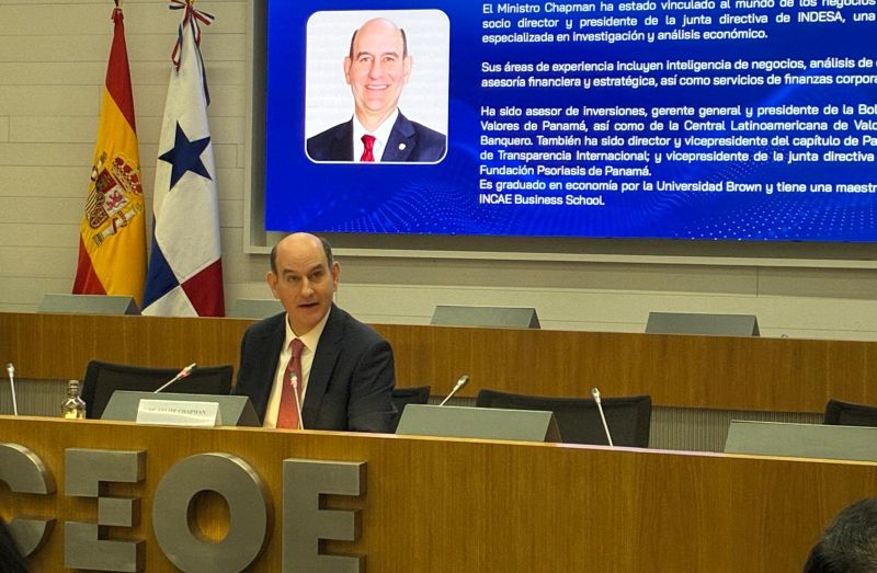Felipe Chapman, ministro de Economía y Finanzas de Panamá